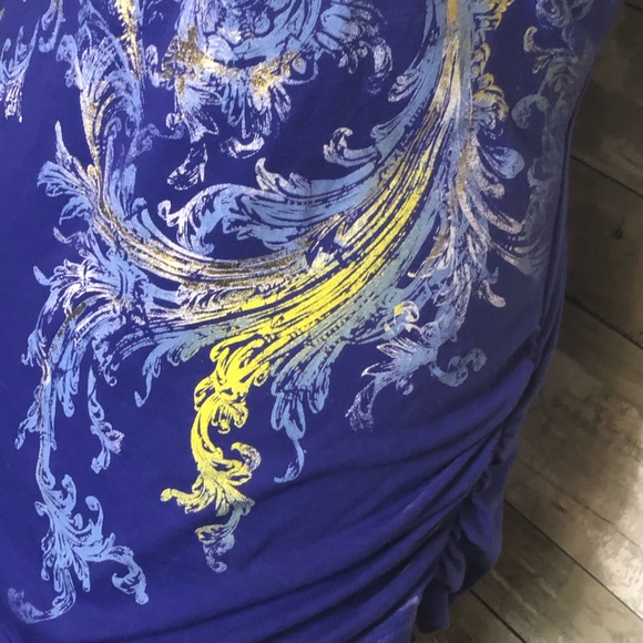 ❤️ (3/$15) Sz M Joe Boxer Fancy Blue Tshirt - Picture 4 of 7